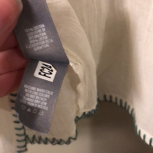 Aerie Embroidered Cotton Shirt - Picture 9 of 11